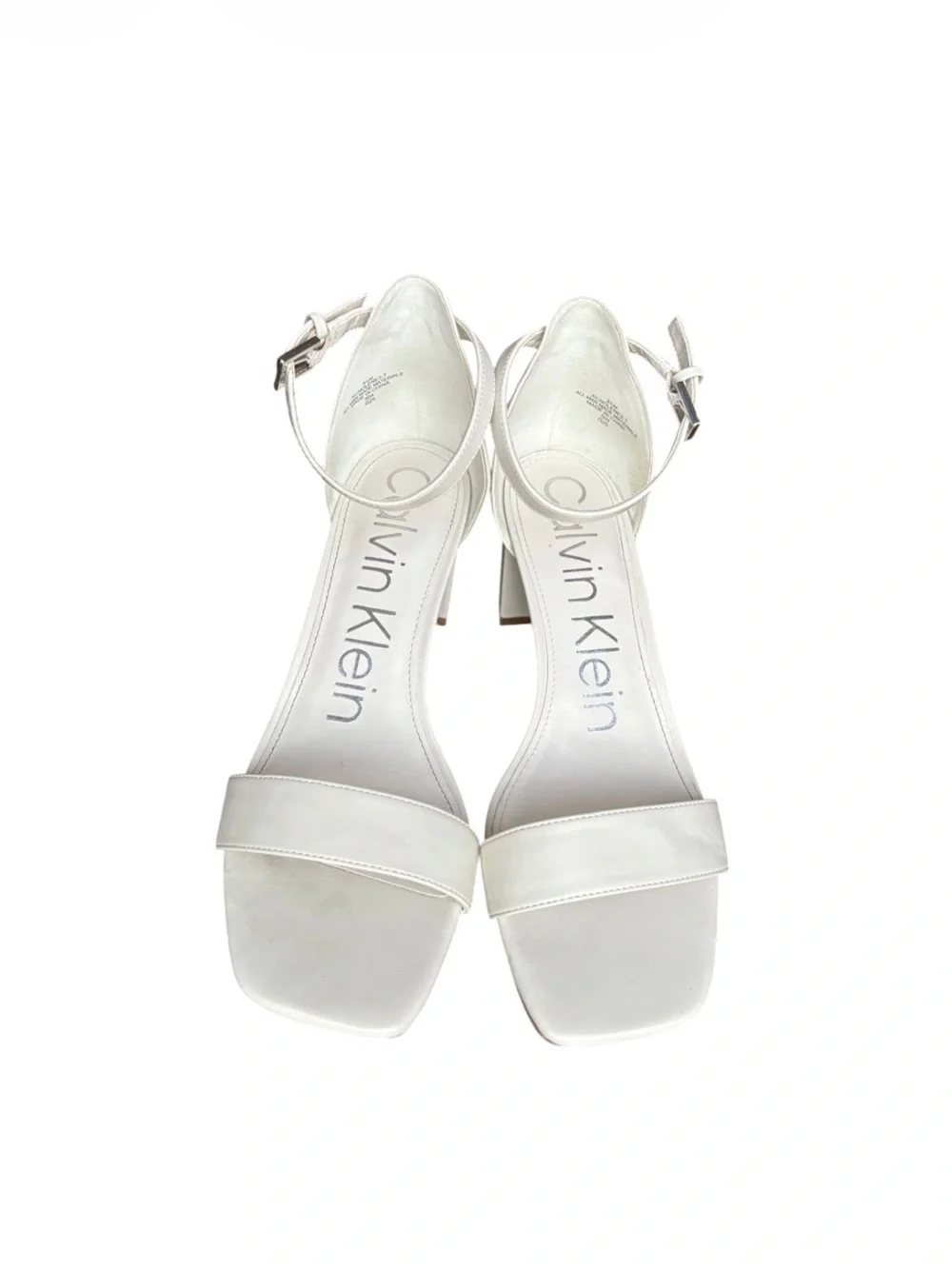 🤍Calvin Klein Women’s White Heels Size 8.5🤍